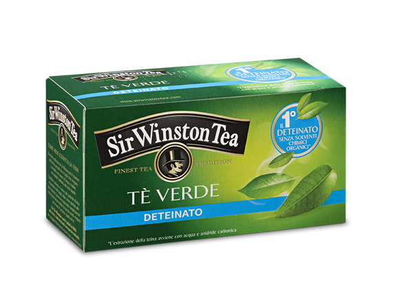 Tè verde deteinato
